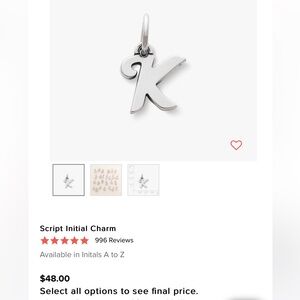 “K” charm 🫶🏻